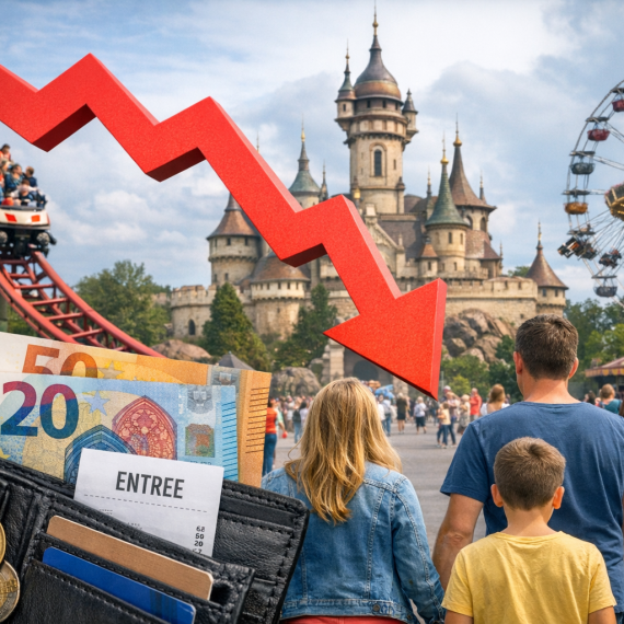 Illustratie bij de gevolgen van dalend consumentenvertrouwen voor pretparken
